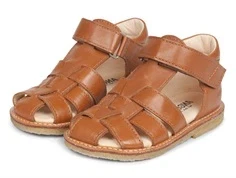 Angulus sandal cognac klassisk læder